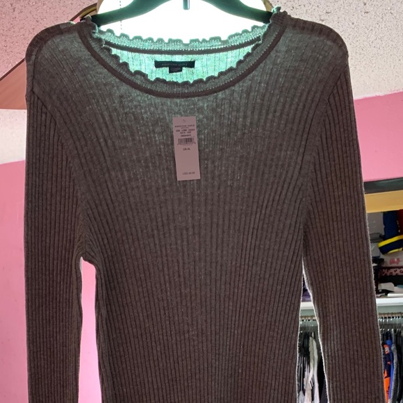 Ribbed fit and flare sweater dress - Picture 2 of 3